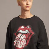 B-TRS PRINT&LINESTONE LS TEE