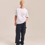 SCHOTT-DEER STUDS T-SHIRT FLOWER