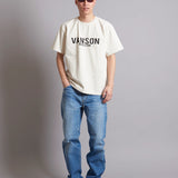 VANSON-MADE IN USA-ヘビーオンス・ロゴ-SSTEE