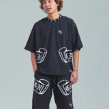 GA Glitter Emblem Shorts