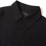 JE-LINEN 刺繍 RACE TAPE SHIRT