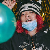 GALFY/ガルフィー ピアス付きうさ耳ニット帽