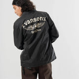 vanson/バンソン ロゴ・ナイロン コーチJKT