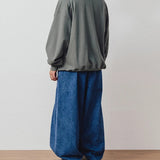 AG-Unbalance Long Tuck Denim Balloon Pants/アングラン アンバランスロングタックデニムバルーンパンツ