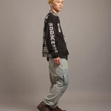 GA CHECK＆SUEDE SEPARATE SHIRTJKT