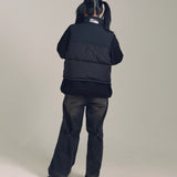 FDU SHORT BUBBLE DOWN VEST MICROFT