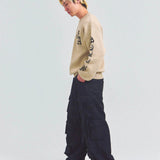 GA SHINY OE-LOGO KNIT