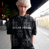 【GALFY×GALLIS ADDICTION】別注十字架わんわん柄SSシャツ