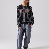 FUBU-Stripe Knit Pullover
