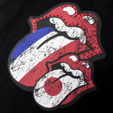 B-TRS PARIS/JPN PRINT&LINESTONE SS TEE