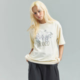 JE STUDS PRINT SS TEE