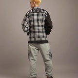 GA CHECK＆SUEDE SEPARATE SHIRTJKT