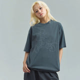 JOHNBULL/ジョンブル MICKEY MOUSE S/S Tee. Embroidery