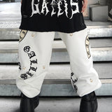 【GALFY×GALLIS ADDICTION】闇落ちピアススウェットパンツ