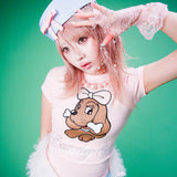 GALFY/ガルフィー キラピカラブリィ SS Tee