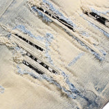 mnml【ミニマル】-X165 PAISLEY SKINNY FIT DENIM