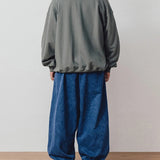 AG-Unbalance Long Tuck Denim Balloon Pants/アングラン アンバランスロングタックデニムバルーンパンツ