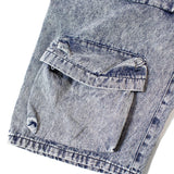 GA DENIM PARACHUTE CARGO PANTS