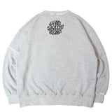 B-TRS サガラ刺繍切替スウェット