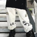 【GALFY×GALLIS ADDICTION】闇落ちピアススウェットパンツ
