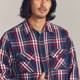 JE HEAVY FLANNEL CHECK WORK SHIRTS