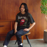 【The Rolling Stones×JACKROSE】 切替･ラインストーン･SSTEE