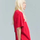 JE-クロップド丈・ロゴ SS TEE
