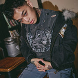 GALFY/ガルフィー 犬ダメージロンTee
