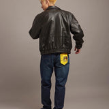 JE LAMB LEATHER A-2 JACKET