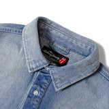 B-TRS PRINT DENIM SHIRTS
