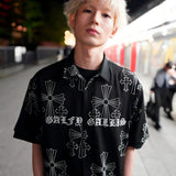 【GALFY×GALLIS ADDICTION】別注十字架わんわん柄SSシャツ