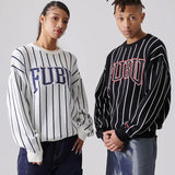 FUBU-Stripe Knit Pullover