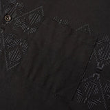 JE-LINEN 刺繍 RACE TAPE SHIRT