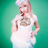 GALFY/ガルフィー キラピカラブリィ SS Tee