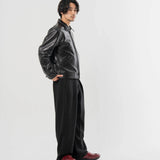 Schott/ショット LEATHER TRACKER JACKET-2