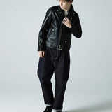 JE COW OIL LEATHER D RIDERS