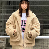 ボアスタンドカラーブルゾン