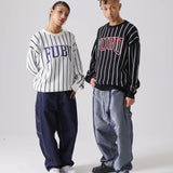 FUBU-Stripe Knit Pullover