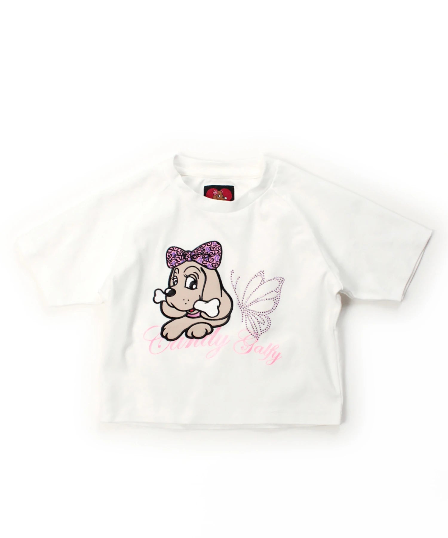 Candy Galfy/キャンディーガルフィー ピカピカギャルちゃんバタフライチビTee SS