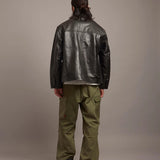 SKOOKUM.JE LAMB LEATHER CAR COAT