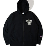 CH-REVERSE WEAVE ZIP HOODED SWEAT