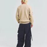 GA SHINY OE-LOGO KNIT