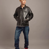 SCHOTT-LEATHER TRACKER JKT-２