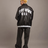 FIRST DOWN USA限定 PU Varsity JKT