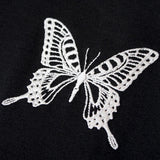 GA 1-BUTTERFLY刺繍TEE