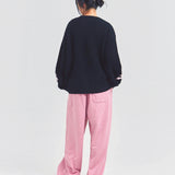 GA CROSS-APPLIQUE KNIT