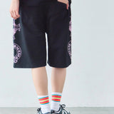 GA Color 刺繍&Print Shorts