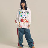 GA 裏毛-POP MOTIF HOODIE