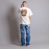 SCHOTT-T-SHIRT EAGLE AND RIBBON EMB