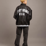 FIRST DOWN USA限定 PU Varsity JKT